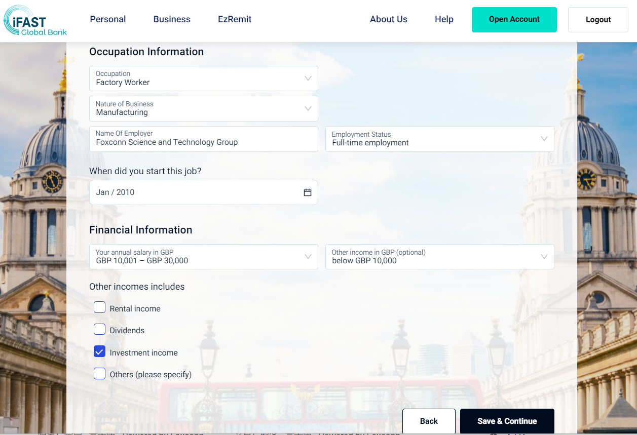 奕丰环球银行 奕丰环球银行
