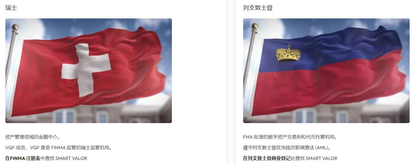 smartvalor：瑞士第一家完全受监管、纳斯达克上市数字资产交易所